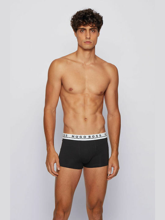 Hugo Boss Herren Boxershorts Schwarz 3Packung