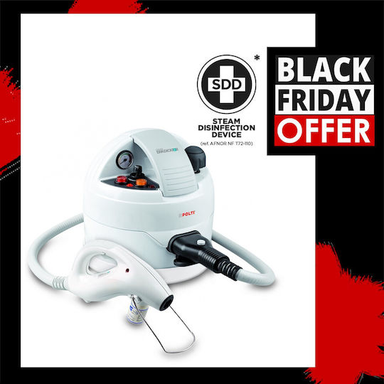 Polti Cimex Eradicator Steam Cleaner 4bar with Wheels
