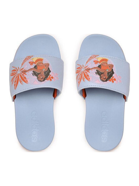 Kids' Slides Blue Adilette Moana K