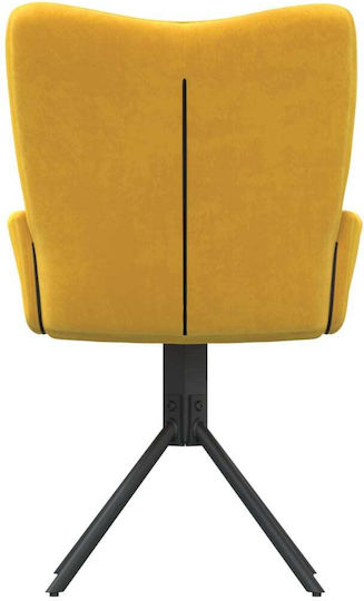 Stühle Speisesaal Gelb 2Stück 55x56x85.5cm