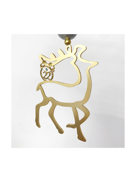 Christmas Deer Charm with beads & 2024