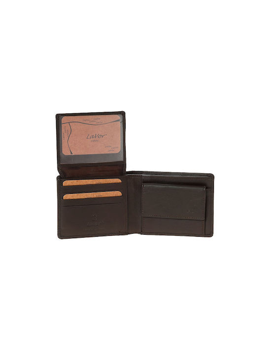 Lavor Men's Leather Wallet Brown