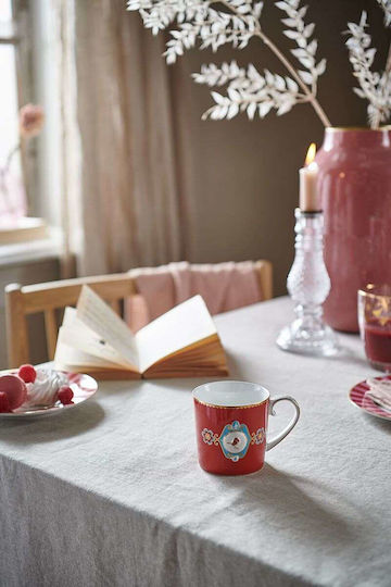 PiP Studio Love Birds Mug from Porcelain Red 150ml