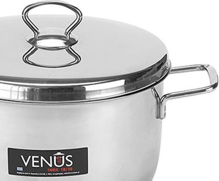 Venus Βαθιά Ανοξείδωτη Κατσαρόλα 6.1lt / 28cm