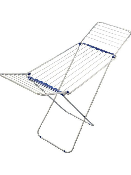 Homestyle Aluminum Folding Floor Clothes Drying Rack with Hanging Length 18m