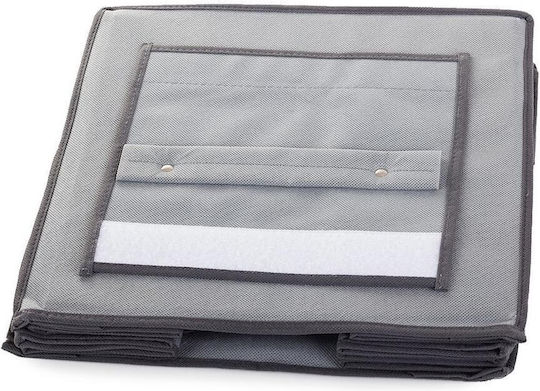 Fabric Hanging Storage Case For Clothes in Gray Color 15x30x70cm 1pcs