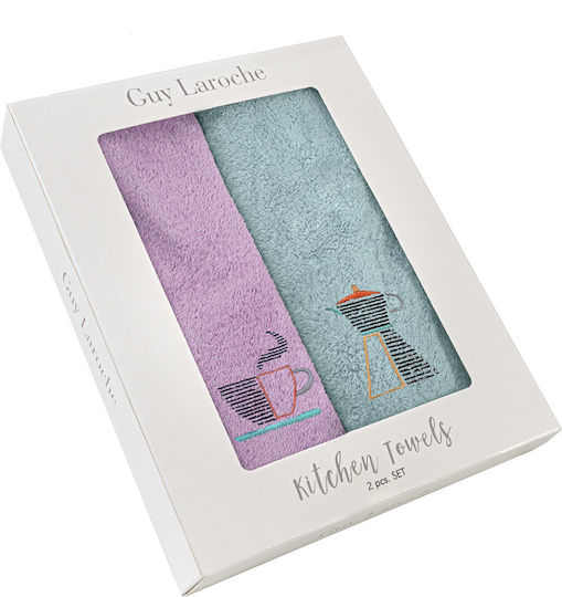 Guy Laroche Gourmet Set 16 Πετσέτα Κουζίνας 50x35cm 2τμχ