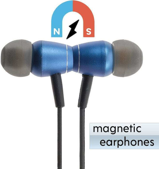 Ακουστικά Ψείρες In Ear AZ-27 Μπλε