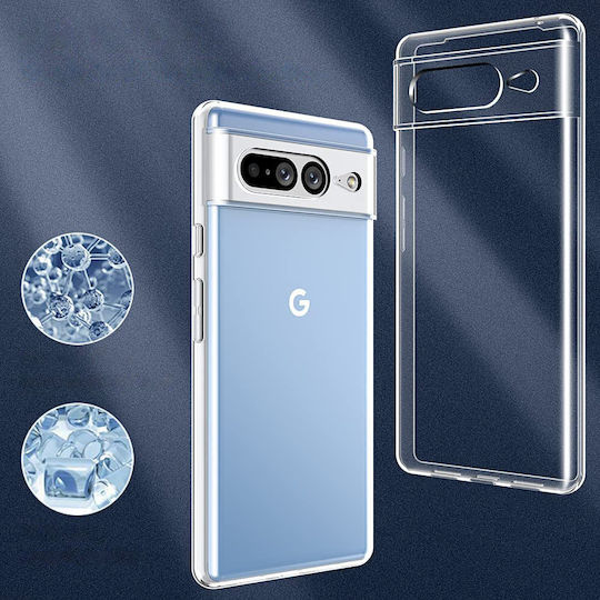 Hurtel Ultra Clear Back Cover Σιλικόνης 0.5mm Διάφανο (Google Pixel 7)