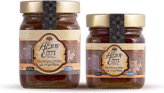 Axion Esti Organic Honey Με Κηρήθρα 450gr