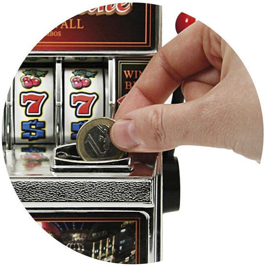 Lucky Slot Machine Cutiuta de bani Plastic Multicolor 11.5x10x17.5cm