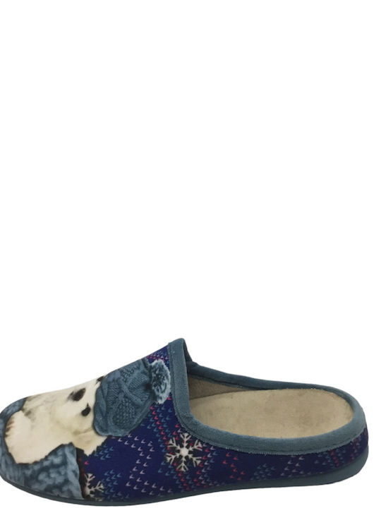 Dicas Women's Slipper In Blue Colour