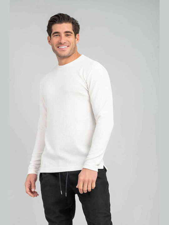 Vittorio Artist Pullover White