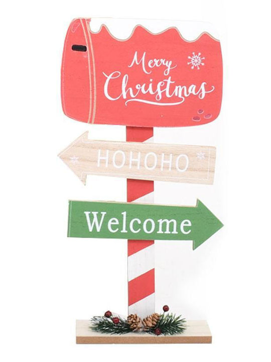 Fylliana De Crăciun Figurină Inscripție Înălțime 36cm. Merry Christmas Welcome
