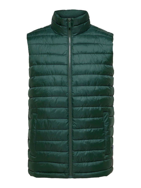 Sleeveless Jacket Green