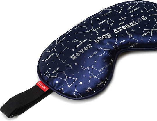 Legami Milano Never Stop Dreaming Sleep Mask 20x10cm Multicolour