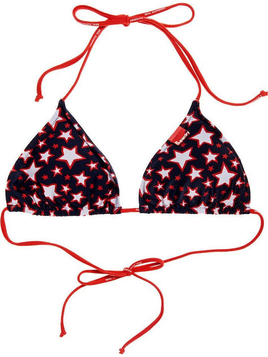 Triangle Bikini Top Play Star Pacific Red