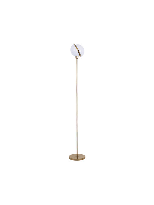 GloboStar Hudson Floor Lamp H177xW20cm. with Socket for Bulb E27 Gold