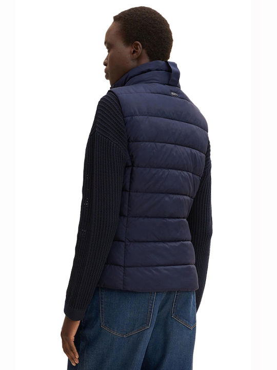 Tom Tailor Sleeveless Jacket Puffer Navy Midnight Blue