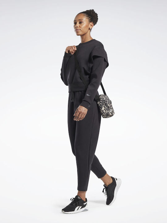 Reebok DreamBlend Παντελόνι Φόρμας Μαύρο