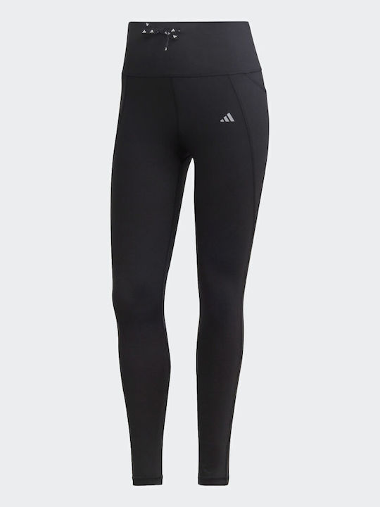 Running Essentials 7/8 Running Γυναικείο Cropped Κολάν Ψηλόμεσο Μαύρο