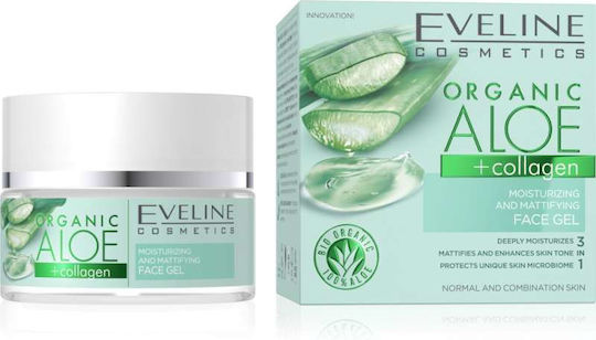 Eveline Organic 48h Cream Face with Aloe Vera 50ml