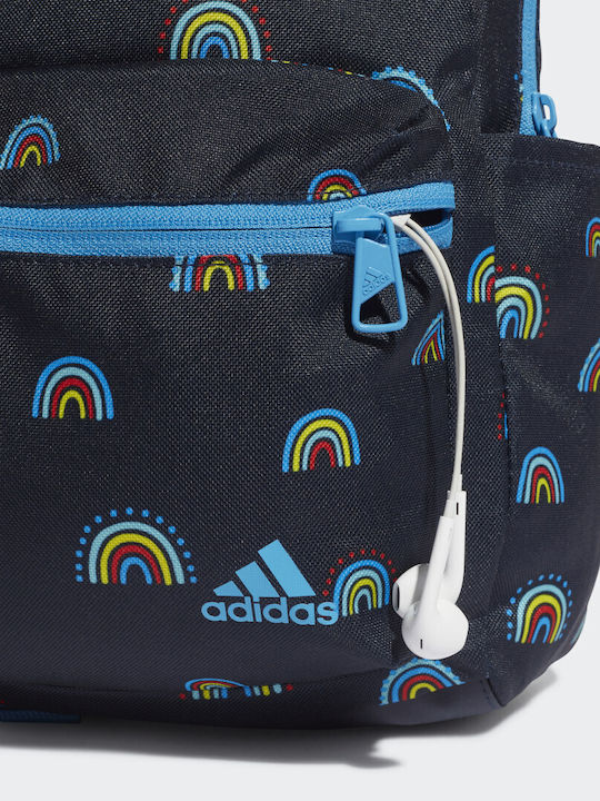 adidas Rainbow School Bag Backpack Junior High-High School Legend Ink / Pulse with Water Bottle Holder