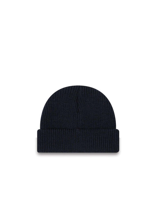 New Era Beanie Unisex Σκούφος με Rib Πλέξη σε Navy Μπλε χρώμα