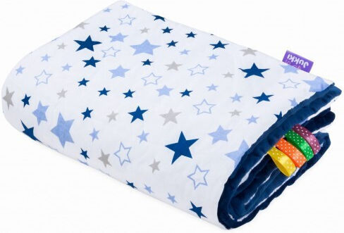 Jukki Blanket Nursery Swaddling Blankets Milky Way Velvet Blue 75x100cm