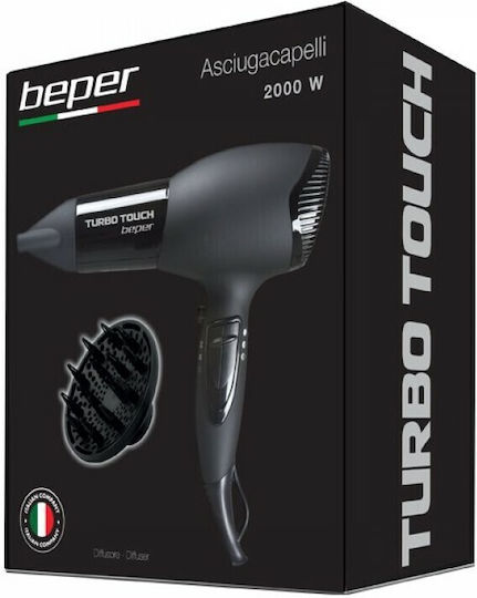 Beper Сешоар Turbo с Дифузер 2000W Черно