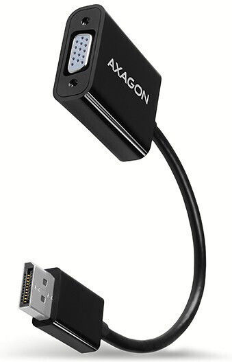 Axagon RVD-VGN Конвертор DisplayPort мъжки към VGA женски Черен 1бр