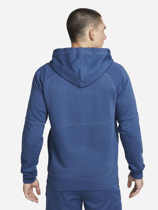 Nike F.c. Tribuna Mystery Blue with Hood