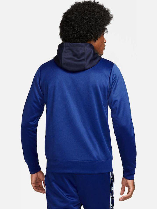 Sportswear Repeat Men's Hoodie Jacket Navy Blue