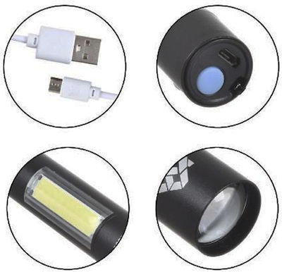 Tpster Rechargeable Flashlight Dual Function