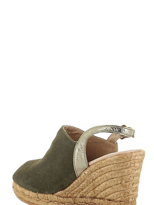 GAIMO SHOES GROS7- ANTE CACTUS 2597C YUTE SUEDE ESPADRILLES