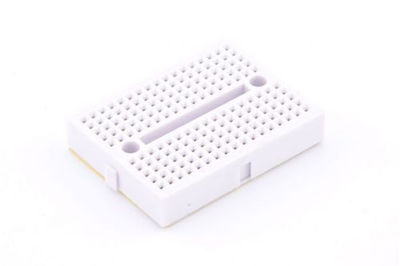 170 point breadboard with slot White