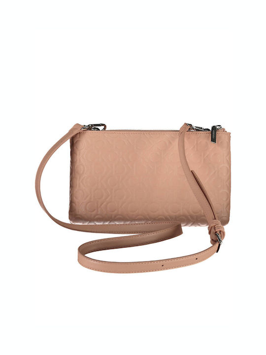 Calvin Klein Din piele Geantă de damă Crossbody Nude