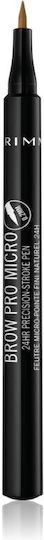 Rimmel Brow Pro Micro 24HR Precision-Stroke Eyebrow Pen 001 Blonde