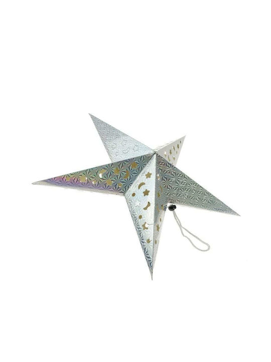 Christmas Star Ornament Silver