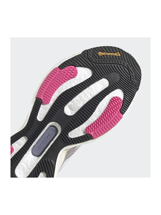Solarglide 6 Damen Sportschuhe Laufen Silver Dawn / Cloud White / Pulse Magenta