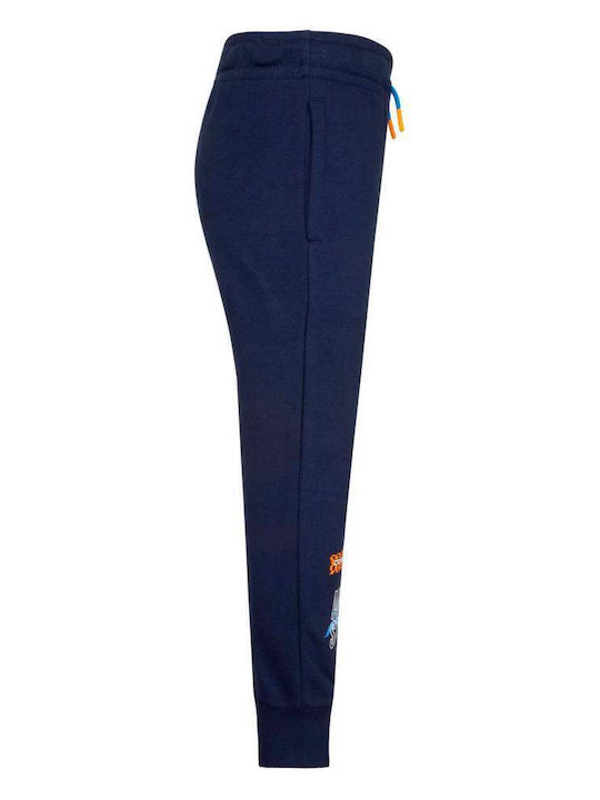 Check Your Kicks Kids Tracksuit Pants Navy Blue