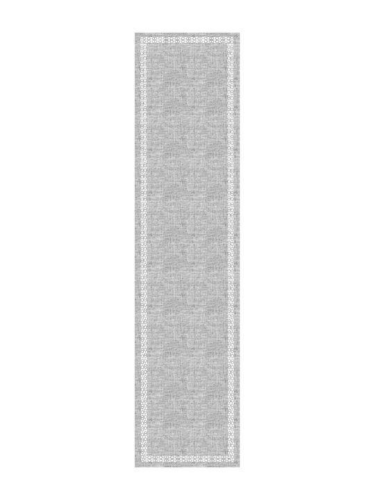 Saint Clair Christmas Tablecloth Runner Fabric Beige L160xW40cm.