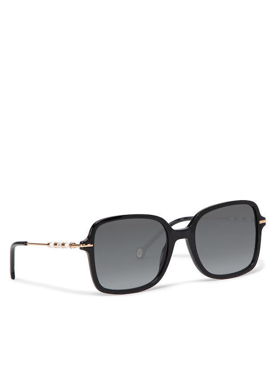 Carolina Herrera Damen Sonnenbrillen mit Schwarz Gestell und Gray Verlaufsfarbe Linse HER 0101/S 807/9O