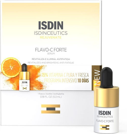 Isdin Flavo-C Forte Anti-aging Serum Face with Vitamin C & Hyaluronic Acid 5.3ml