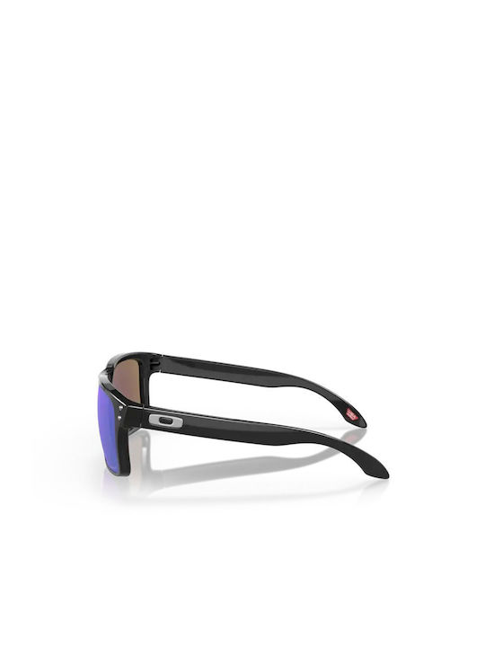 Oakley Holbrook Sonnenbrillen mit Schwarz Schildkröte Rahmen und Blau Polarisiert Linse OO9102-W7