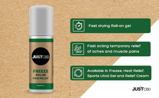 Just CBD Freeze Roll-On 350mg 85ml