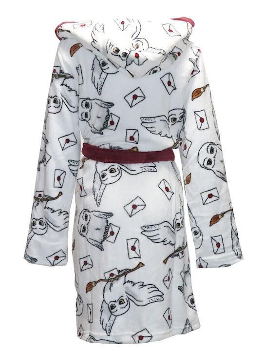 Warner Bros Kids' Robe Winter Fleece White