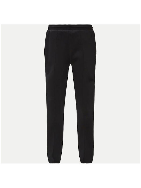 LES DEUX BALLIER TRACK FORM-FITTING TROUSERS LDM530016-100100-BLACK