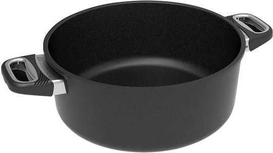 AMT Gastroguss Tiefer Topf aus Gussaluminium 5.5Es / 28cm
