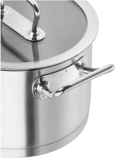 Zwilling J.A. Henckels Töpfe & Pfannen Sets aus Rostfreiem Stahl Silber 9 Teile